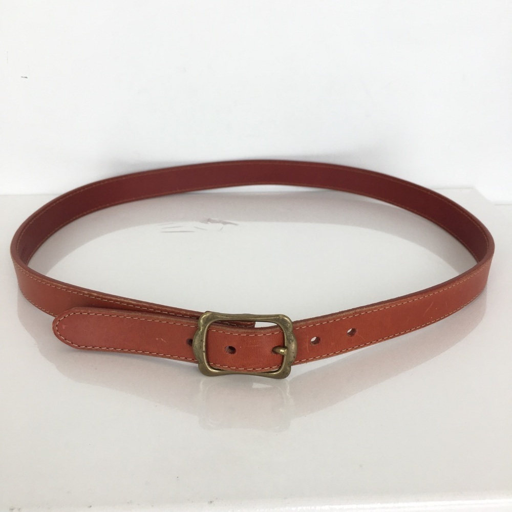 Martin Dingman Men’s Brown Leather Belt Size XL Italian Made Preppy Old Money - Picture 9 of 10